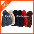 Neue Hip Hop slouch benutzerdefinierte gestrickte Pom Beanie Hut